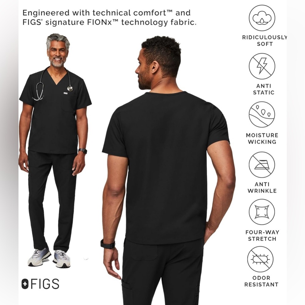 FIGS Chisec Scrub Top - Picture 4 of 10